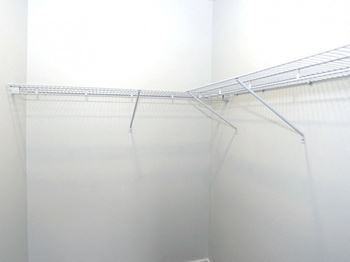 Abundant closet space